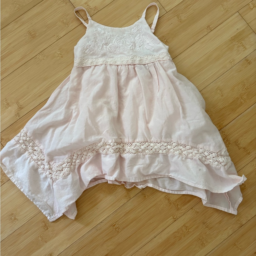 Tahari 12 months Cotton pale pink dress